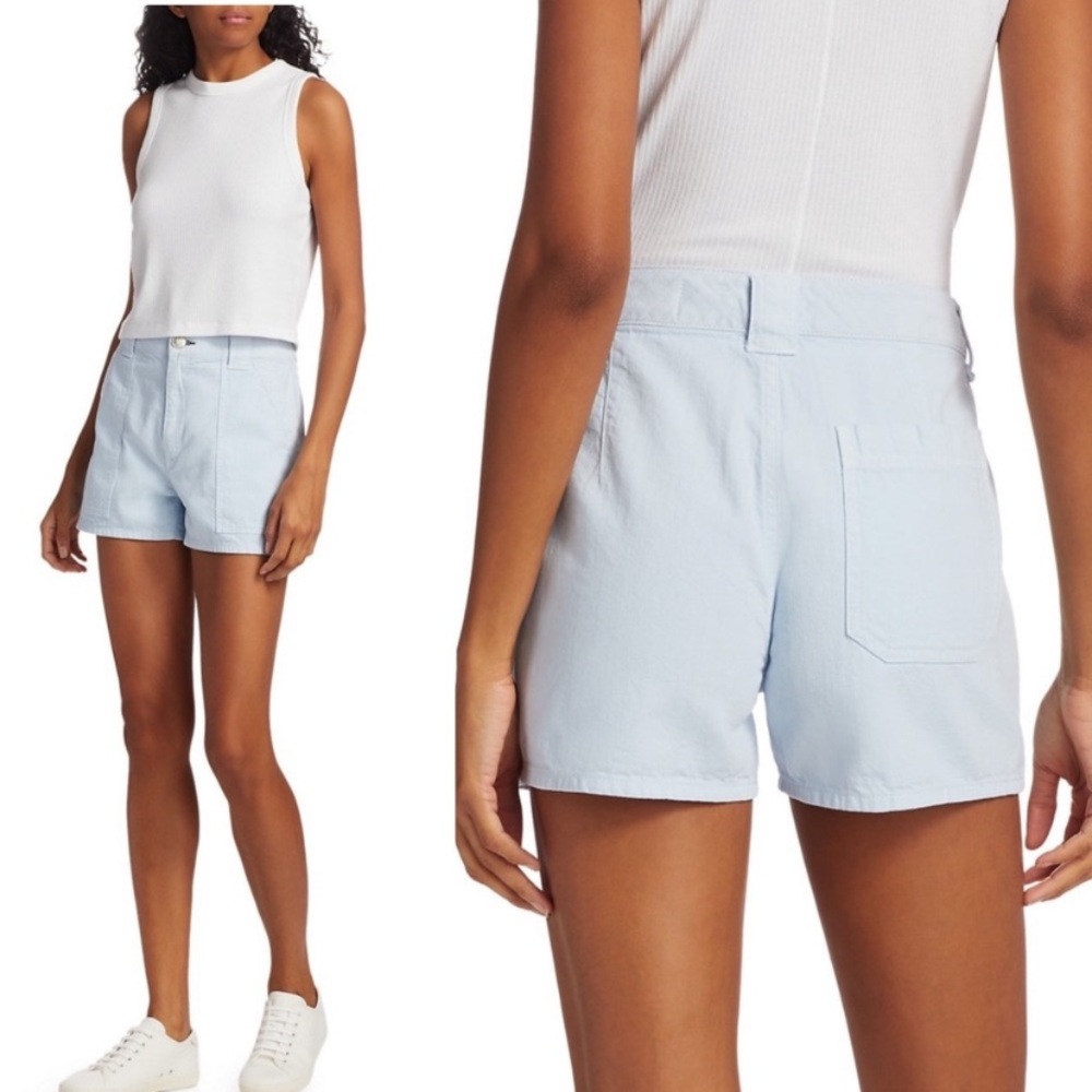 NWT Rag & Bone Venice Cotton Short Bayside Blue